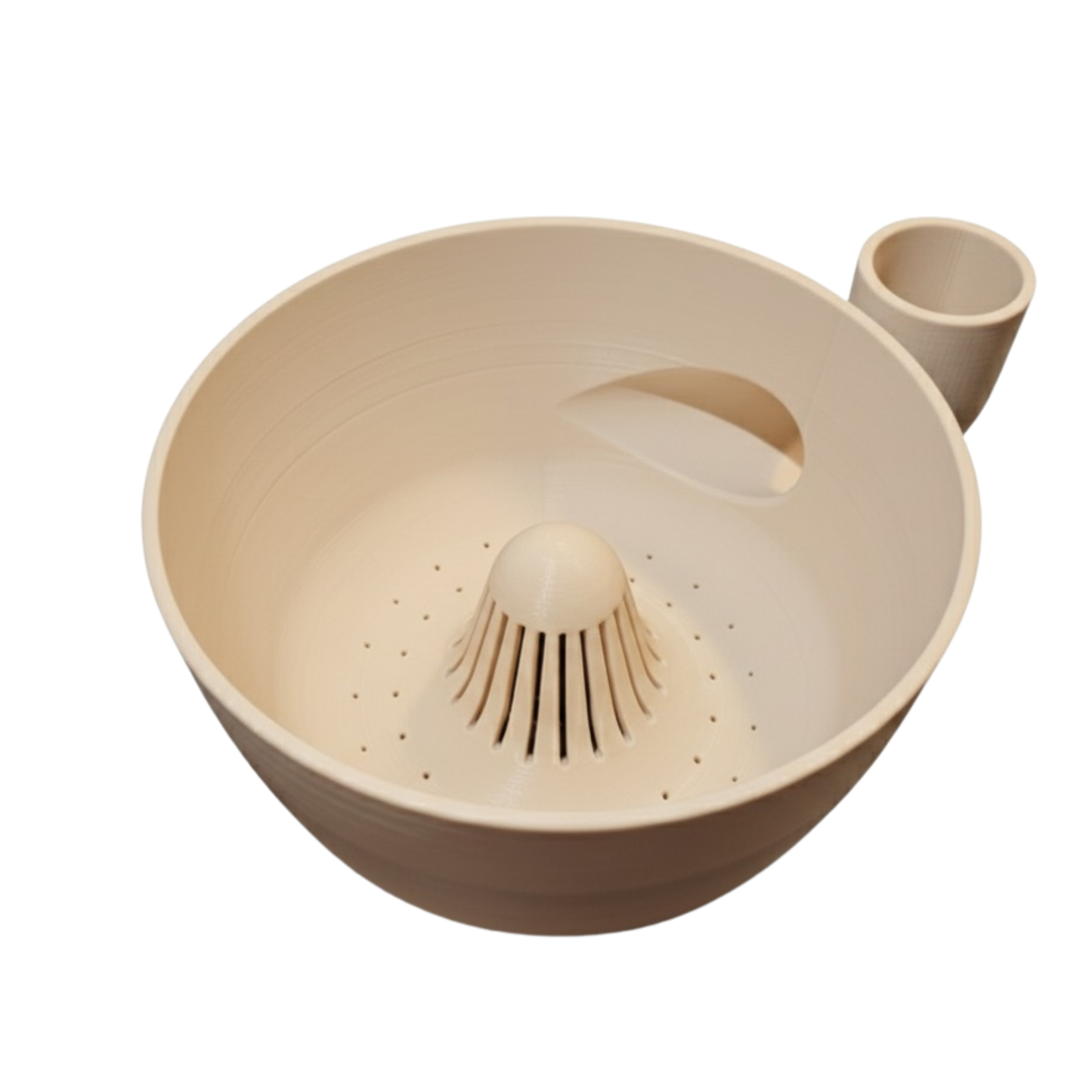 Rinva — self-cleaning rinse bowl
