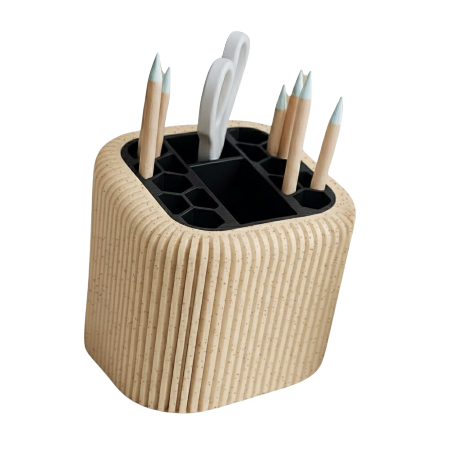 Japandi Hexa holder desk organizer no ams